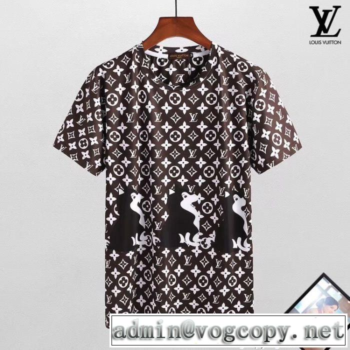 2018【SALE！】 手頃価格 ルイ ヴィトン LOUIS VUITTON 半袖Tシャツ 2色可選 上品キレイ