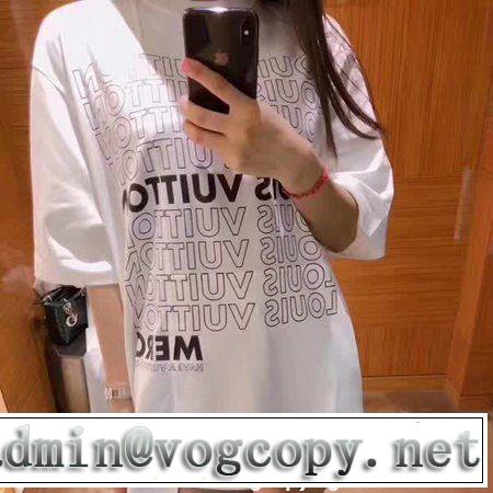  半袖Tシャツ 3色可選 ミックス感が溢れる  ルイ ヴィトン LOUIS VUITTON 超激安価格
