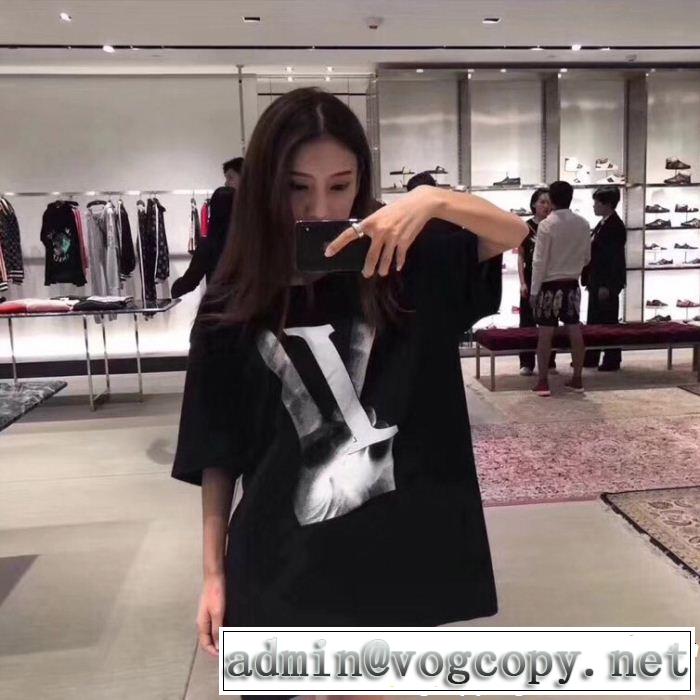  半袖/Tシャツ今季大人気新作登場ルイ ヴィトン華やかさ満点 LOUIS VUITTON 2色可選