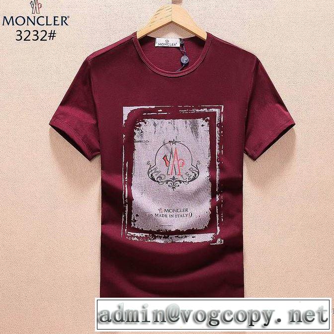 2018春夏新作 強い魅力を感じる一枚 半袖Tシャツ 3色可選 モンクレール MONCLER クールビズ