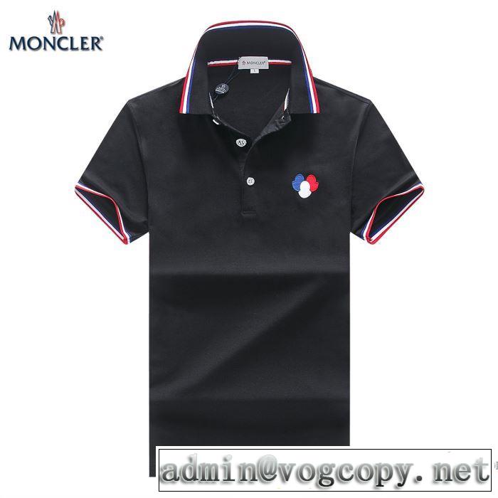 上品でファッション 2018春夏新作 乾きやすい 半袖Tシャツ 4色可選 モンクレール MONCLER