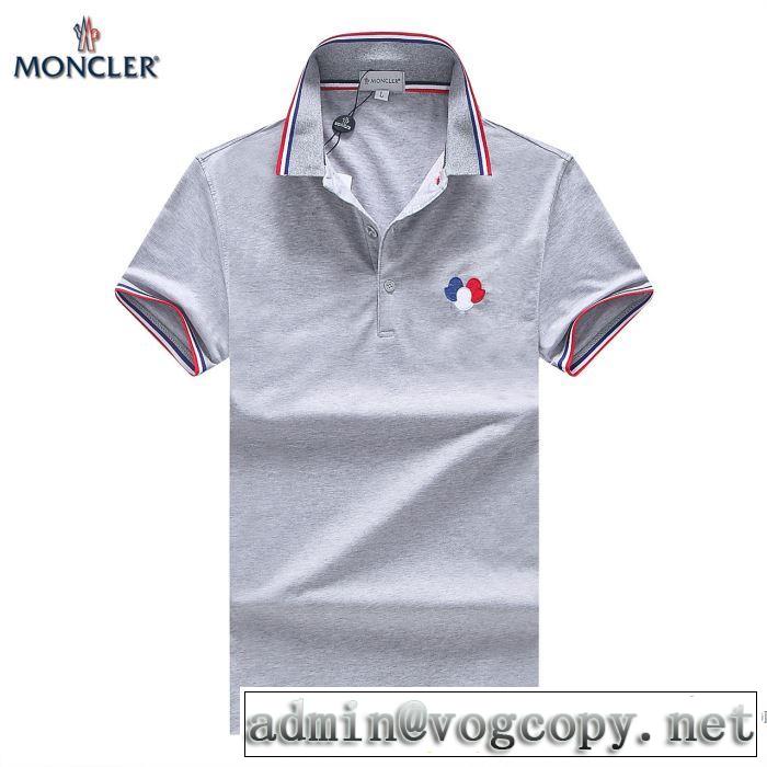 上品でファッション 2018春夏新作 乾きやすい 半袖Tシャツ 4色可選 モンクレール MONCLER