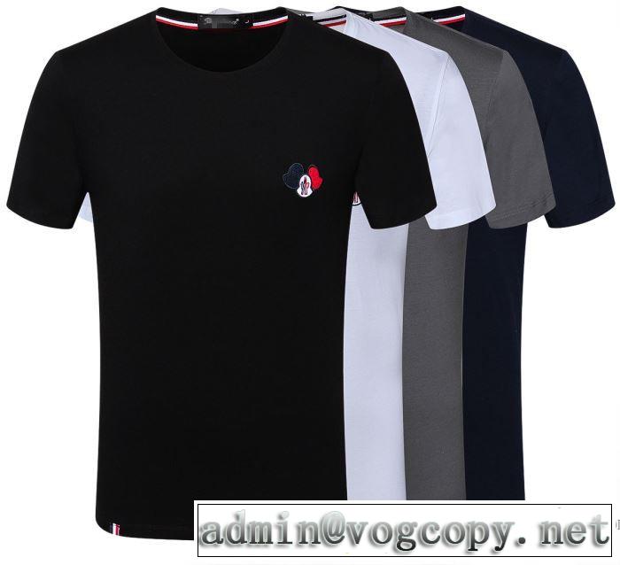 期間限定セール 乾きやすい 2018春夏新作 4色可選 半袖Tシャツ モンクレール MONCLER