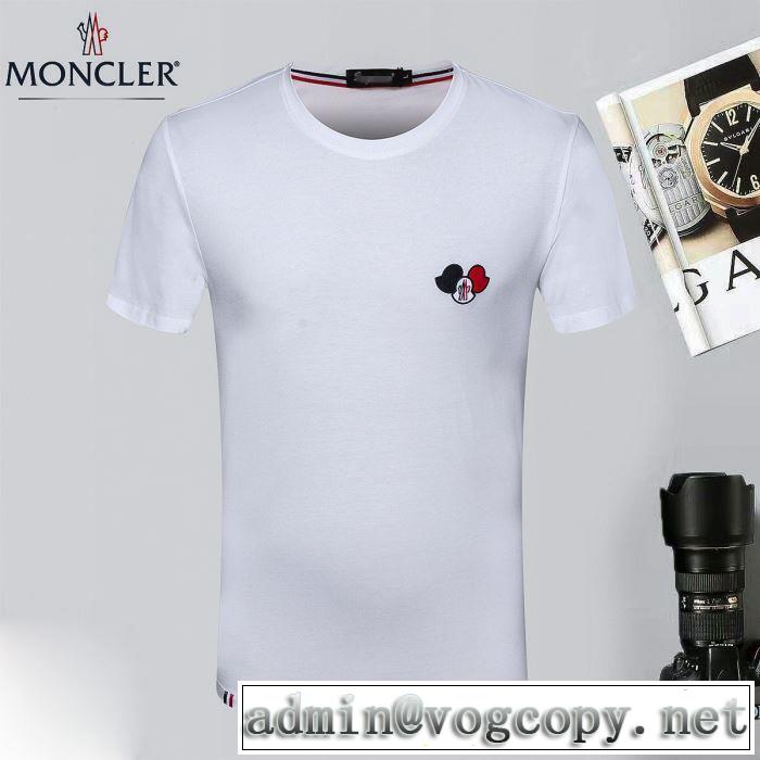 期間限定セール 乾きやすい 2018春夏新作 4色可選 半袖Tシャツ モンクレール MONCLER