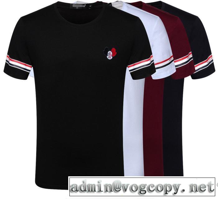 2018春夏新作 半袖Tシャツ 4色可選 モンクレール MONCLER しわになりにくい 手頃価格