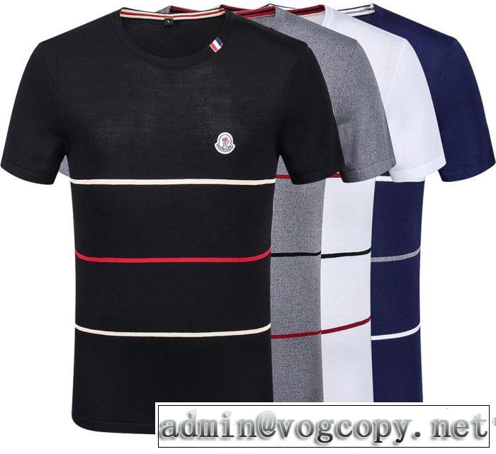 シンプル モンクレール MONCLER 2018春夏新作 4色可選 半袖Tシャツ キレイめおしゃれ