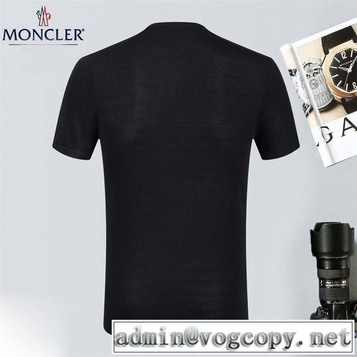 シンプル モンクレール MONCLER 2018春夏新作 4色可選 半袖Tシャツ キレイめおしゃれ