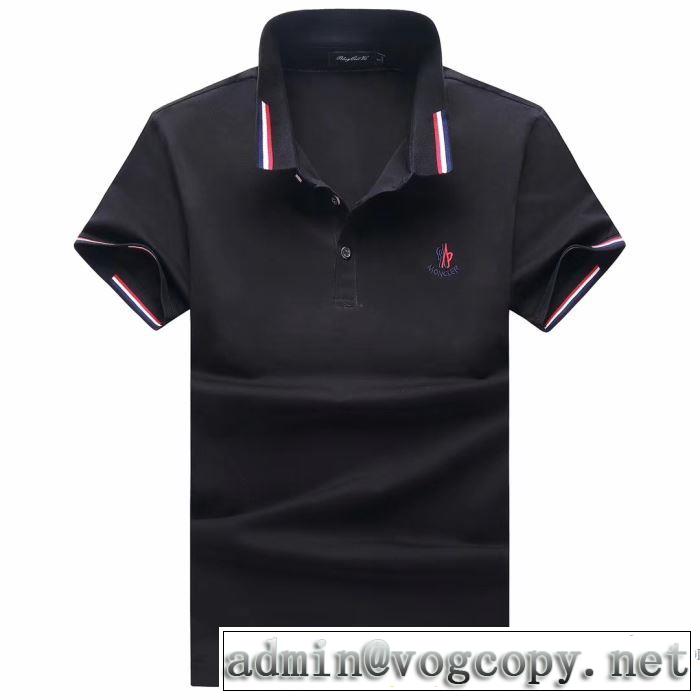 高級感が漂う 2018春夏新作 乾きやすい 半袖Tシャツ 3色可選 モンクレール MONCLER