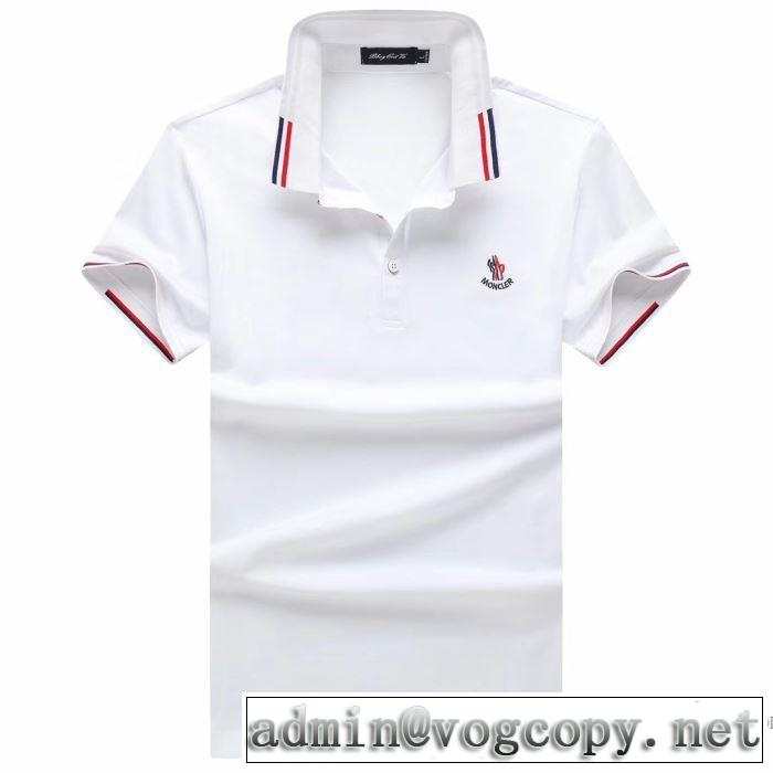 高級感が漂う 2018春夏新作 乾きやすい 半袖Tシャツ 3色可選 モンクレール MONCLER