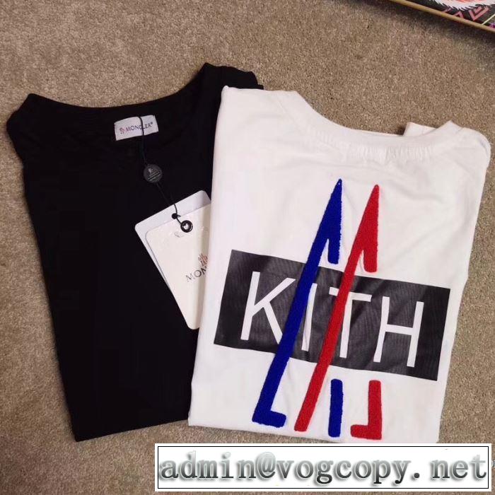 細身のシルエット 2018春夏新作 2色可選 一味違うデザイン 半袖Tシャツ モンクレール MONCLER