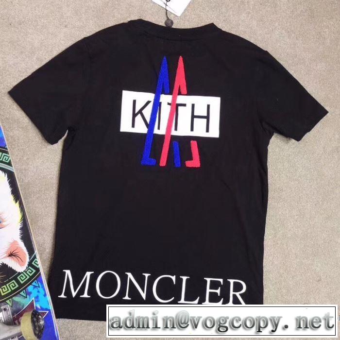 細身のシルエット 2018春夏新作 2色可選 一味違うデザイン 半袖Tシャツ モンクレール MONCLER