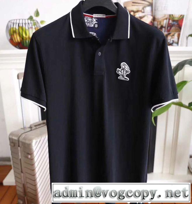 2018年春夏シーズン モンクレール MONCLER 今年っぽくNEWファッション 半袖Tシャツ