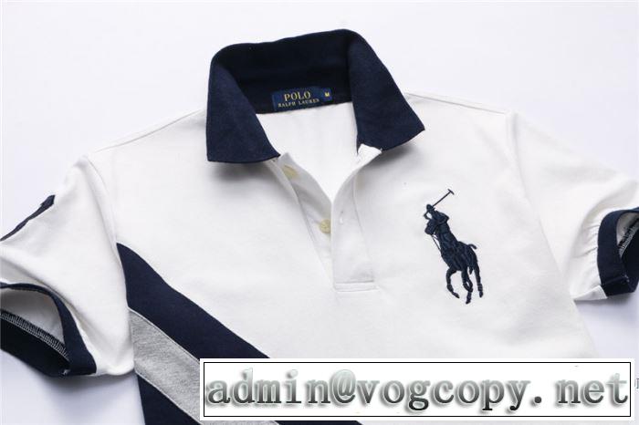 ポロ ラルフローレン Polo Ralph Lauren 2018春夏新作 半袖Tシャツ 国内完売 3色可選 収縮性のある