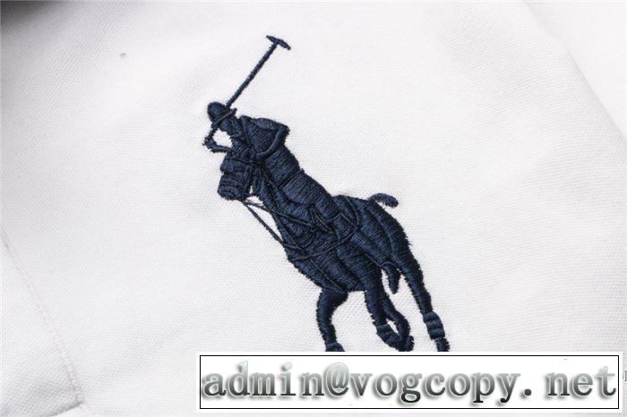 ポロ ラルフローレン Polo Ralph Lauren 2018春夏新作 半袖Tシャツ 国内完売 3色可選 収縮性のある