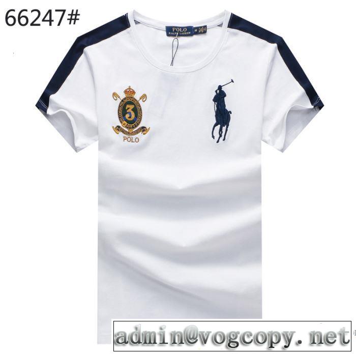 オシャレを満喫できる 2018春夏新作 半袖Tシャツ 3色可選 ポロ ラルフローレン Polo Ralph Lauren シンプル