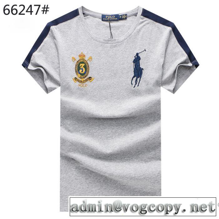 オシャレを満喫できる 2018春夏新作 半袖Tシャツ 3色可選 ポロ ラルフローレン Polo Ralph Lauren シンプル