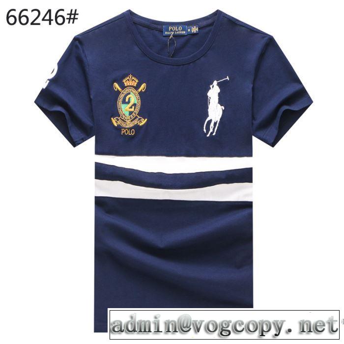 ネット販売限定 2018春夏新作 半袖Tシャツ 3色可選 自然な肌触り ポロ ラルフローレン Polo Ralph Lauren