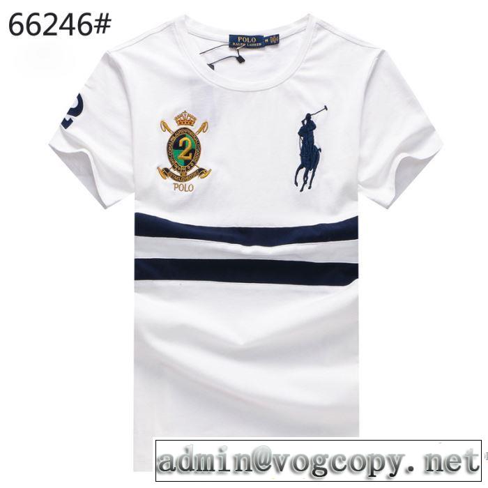 ネット販売限定 2018春夏新作 半袖Tシャツ 3色可選 自然な肌触り ポロ ラルフローレン Polo Ralph Lauren