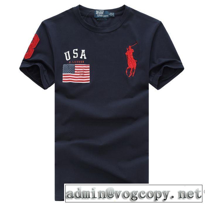 肌に馴染みやすい ポロ ラルフローレン Polo Ralph Lauren 2018春夏新作 半袖Tシャツ 3色可選 海外限定アイテム