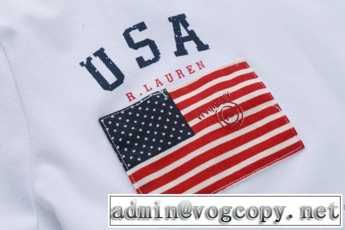 肌に馴染みやすい ポロ ラルフローレン Polo Ralph Lauren 2018春夏新作 半袖Tシャツ 3色可選 海外限定アイテム