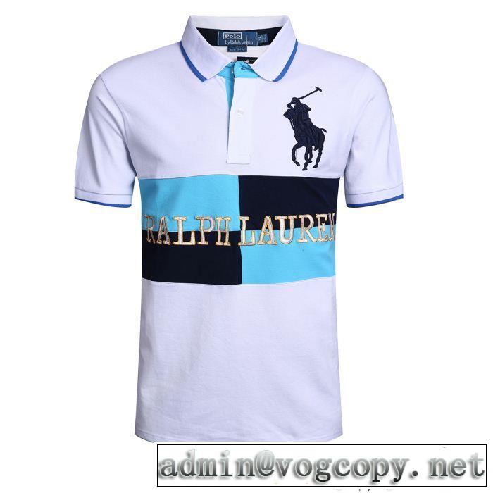 今年っぽくNEWファッション 高級感が漂う  ポロ ラルフローレン Polo Ralph Lauren 4色可選  半袖Tシャツ