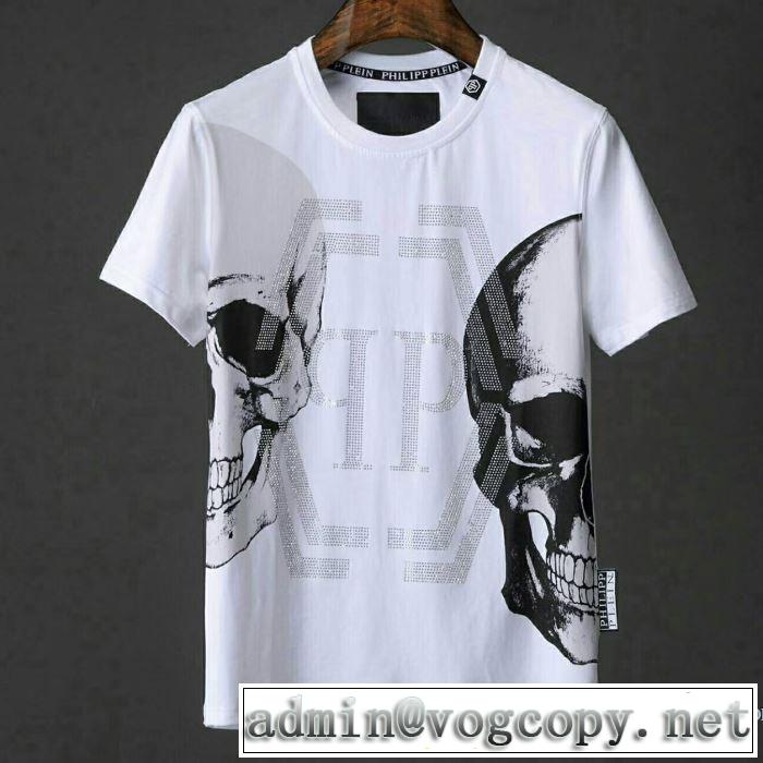 2色可選 フィリッププレイン PHILIPP PLEIN 2018春夏新作 快適な着心地 半袖Tシャツ 爆買い定番人気