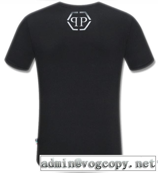 快適な着心地 2018春夏新作 半袖Tシャツ 2色可選 おすすめデザイン フィリッププレイン PHILIPP PLEIN