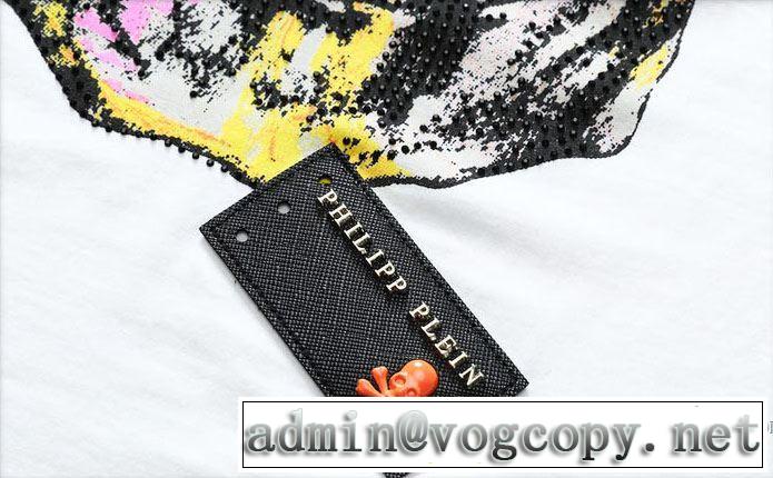 快適な着心地 2018春夏新作 半袖Tシャツ 2色可選 おすすめデザイン フィリッププレイン PHILIPP PLEIN