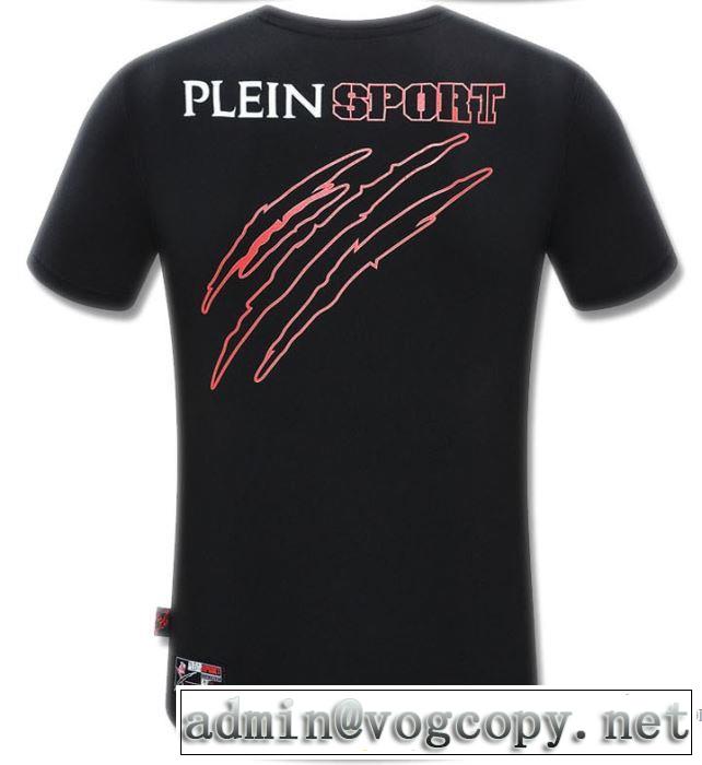 しわになりにくい 半袖Tシャツ 2色可選 フィリッププレイン PHILIPP PLEIN 2018春夏新作 格上げ！