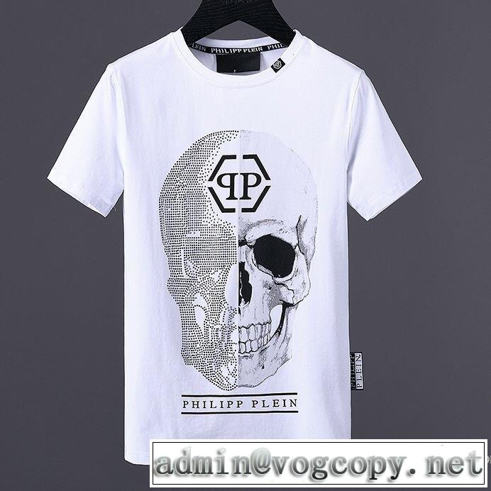 半袖Tシャツ 3色可選 フィリッププレイン PHILIPP PLEIN 通気性に優れた 2018春夏新作 履き心地