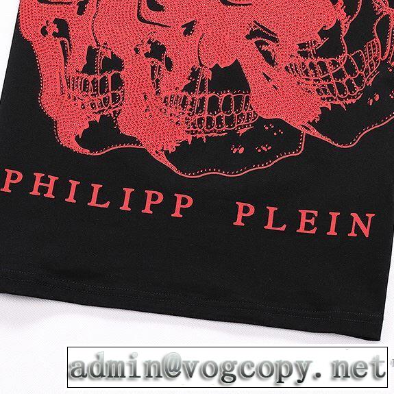 フィリッププレイン PHILIPP PLEIN 2018春夏新作 すっかり定番化 半袖Tシャツ 2色可選 肌に馴染みやすい