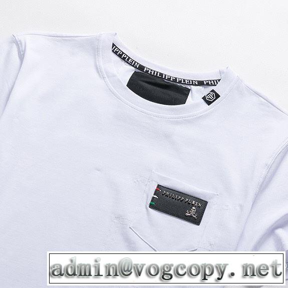 絶妙な新商品 2018春夏新作 半袖Tシャツ 3色可選 シンプル フィリッププレイン PHILIPP PLEIN
