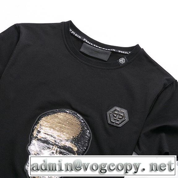 2018春夏新作 魅力をプラス 2色可選 超目玉 フィリッププレイン PHILIPP PLEIN 半袖Tシャツ
