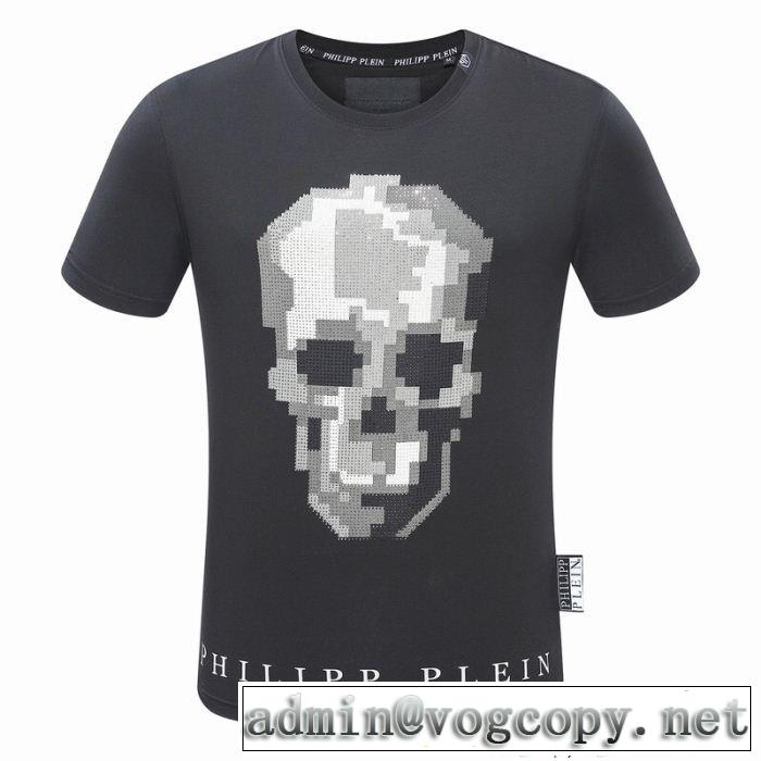 半袖Tシャツ 2色可選 18ＳＳ美品 フィリッププレイン PHILIPP PLEIN 希少性の高い