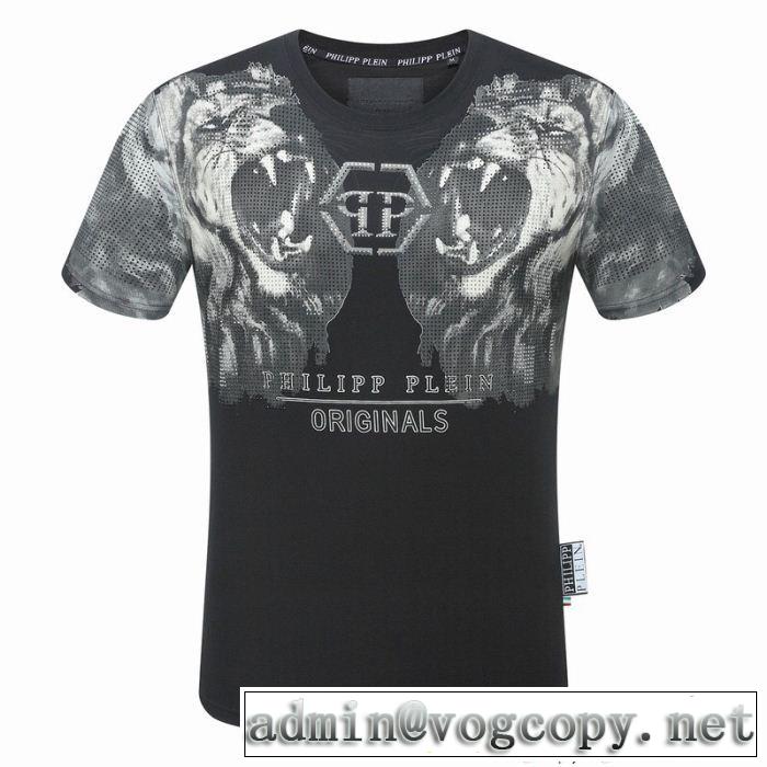  話題の新作到着！ フィリッププレイン PHILIPP PLEIN 2018最高ランキング 半袖Tシャツ 2色可選