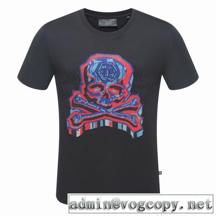 フィリッププレイン PHILIPP PLEIN 18ＳＳ美品 半袖Tシャツ 2色可選 大胆なデザイン