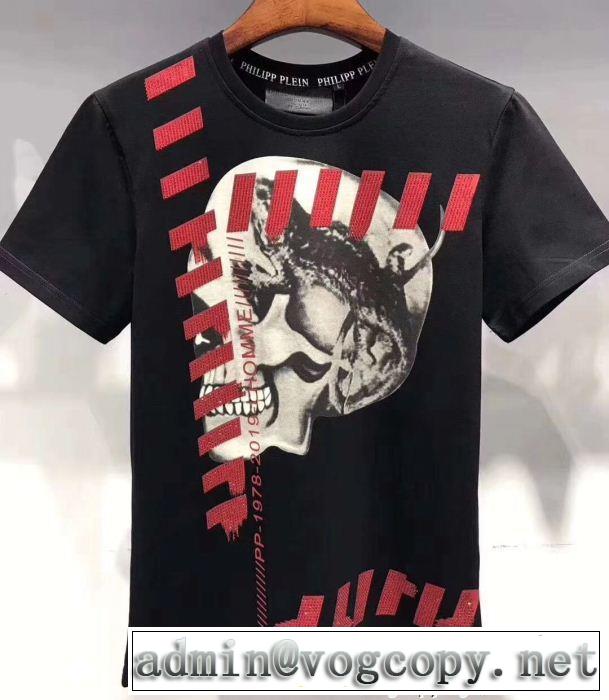  大人気コラボ商品 格安*出品*新品 フィリッププレイン PHILIPP PLEIN 2色可選  半袖Tシャツ 大人気商品再入荷!