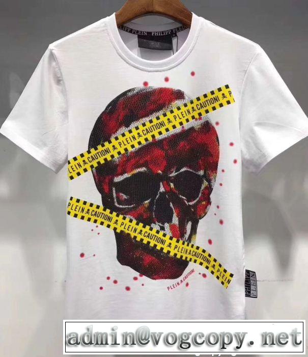 2018着回し度高めアイテム! 2色可選 夏季超人気 フィリッププレイン PHILIPP PLEIN 半袖Tシャツ 稀少*新品