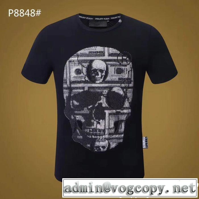 今年っぽくNEWファッションお買い得 フィリッププレイン PHILIPP PLEIN 2色可選 半袖/Tシャツ