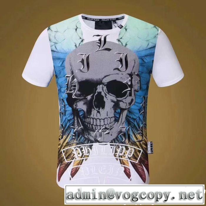 ストリートファッションフィリッププレイン PHILIPP PLEIN 2色可選 半袖/Tシャツ