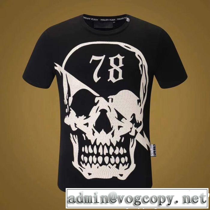 フィリッププレイン18ＳＳ美品 PHILIPP PLEIN 2色可選 半袖/Tシャツファッションの最先端！