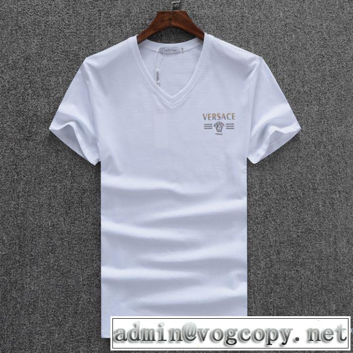 ヴェルサーチ VERSACE 3色可選 シンプル 2018春夏新作 半袖Tシャツ 超激得安い