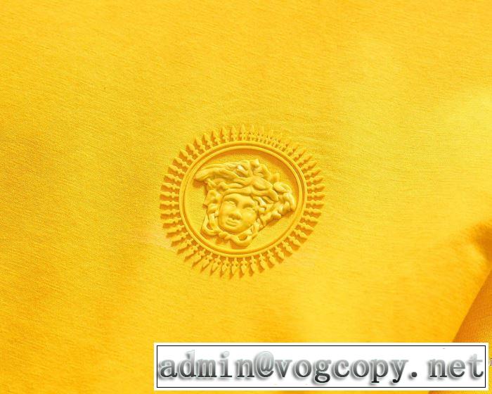 2018春夏新作 収縮性のある 半袖Tシャツ 3色可選 ヴェルサーチ VERSACE 最近人気一番！