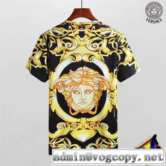 乾きやすい 半袖Tシャツ 2018春夏新作 在庫を確保 ヴェルサーチ VERSACE