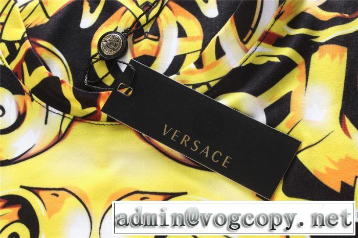 乾きやすい 半袖Tシャツ 2018春夏新作 在庫を確保 ヴェルサーチ VERSACE