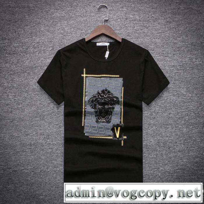 通気性に優れた ヴェルサーチ VERSACE 4色可選 半袖Tシャツ 2018春夏新作 人気急上昇中