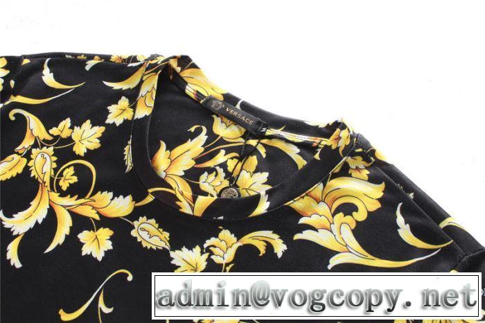ヴェルサーチ VERSACE 半袖Tシャツ ラックスした雰囲気 大人キレイめ 2018春夏新作