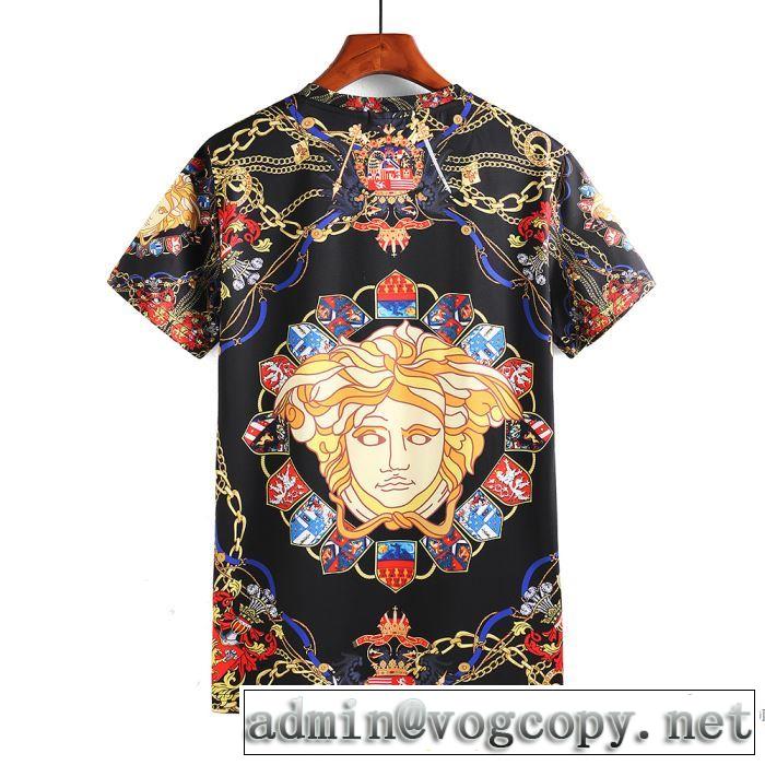 半袖Tシャツ クールビズ 2018春夏新作 ヴェルサーチ VERSACE 美品*入手困難