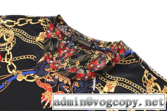 半袖Tシャツ クールビズ 2018春夏新作 ヴェルサーチ VERSACE 美品*入手困難