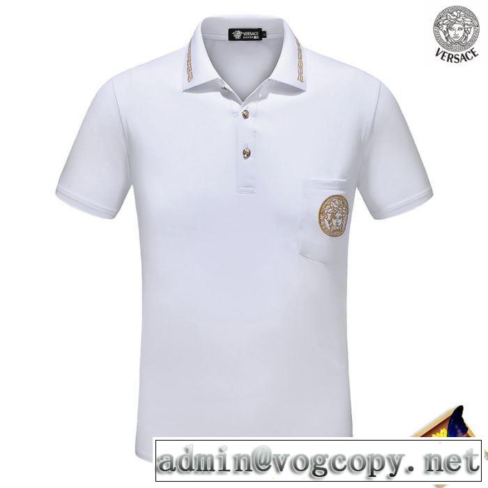 ヴェルサーチ VERSACE 2色可選 半袖Tシャツ 2018春夏新作 吸汗性に優れ 魅力をプラス